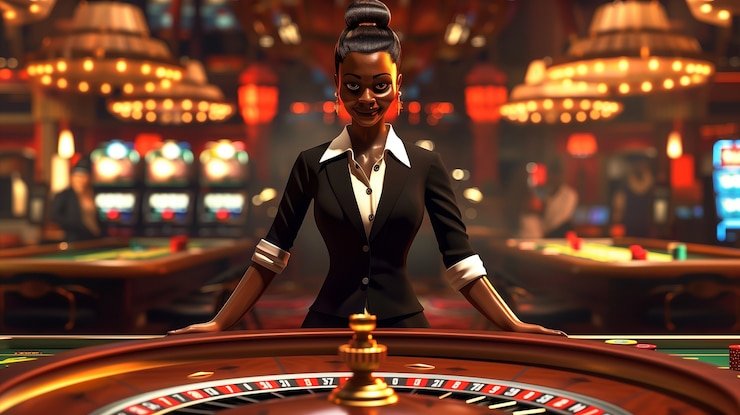 Layar slot modern penuh animasi dan efek suara menarik